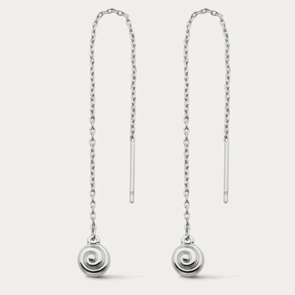 Luv Aj Jewelry - LUV AJ Sea Shell Coil Threader Earring - Silver - NWT